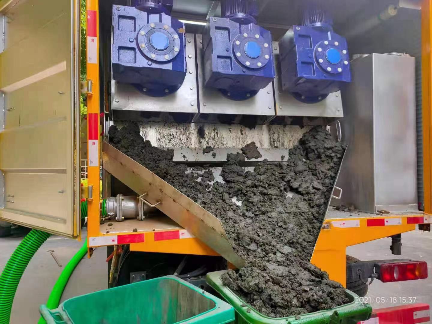 三元化粪池清掏城市维护站-泥浆净化干湿分离处理